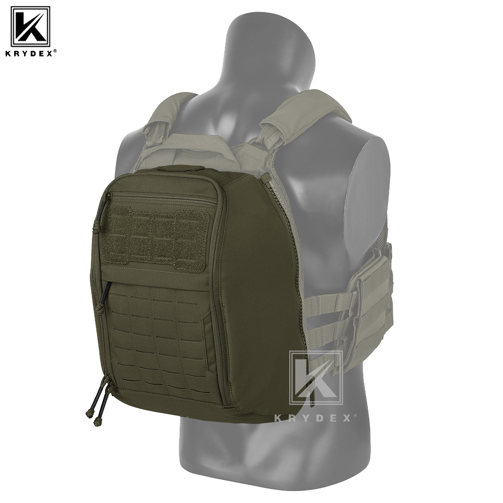 Hydration Vest - KRYDEX Taktik Fermuarlı Panel Sırt Çantası