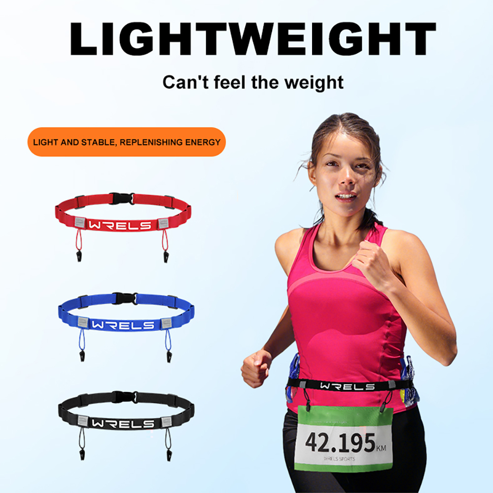 Race Bib - WRELS Maraton Yarış Numarası Kemeri, Ayarlanabilir,