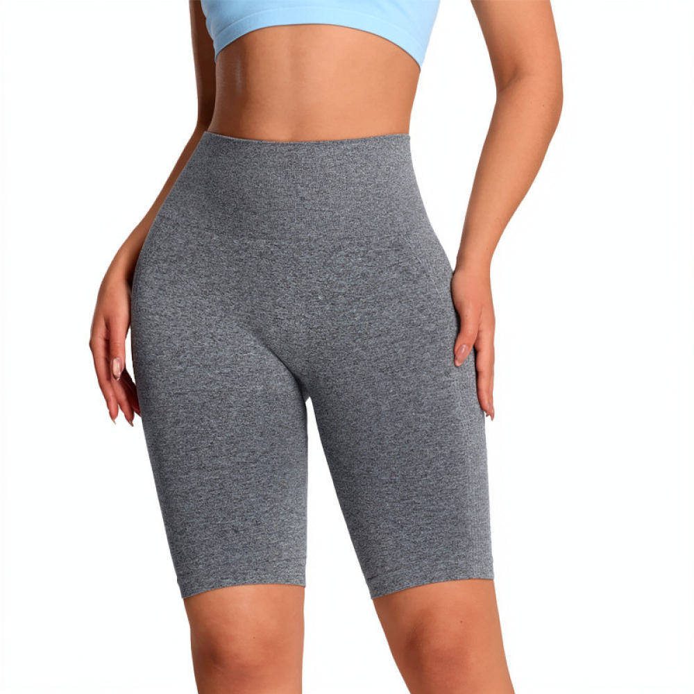 Running Gear Junior - Yüksek Bel Yoga Şortu, Kadın Fitness