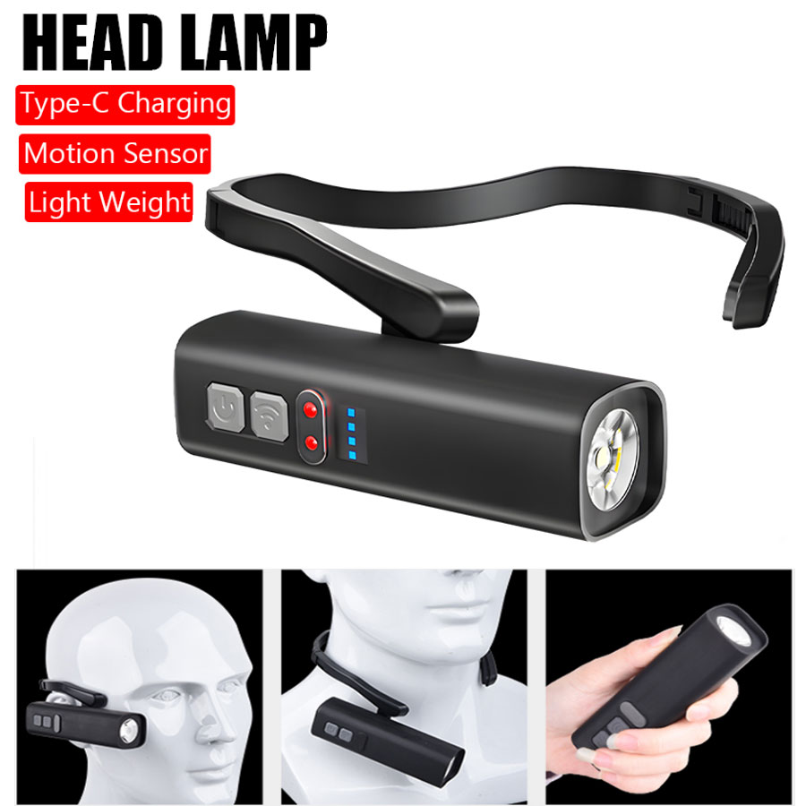 Running Headlamp - Süper Parlak Kulak Klipsli Far USB